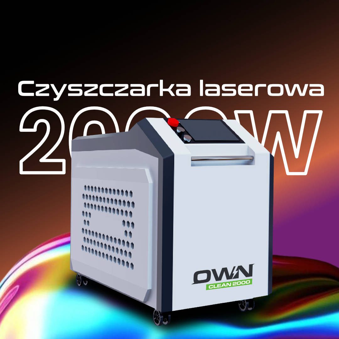 Czyszczarka laserowa 2000w Own clean Czyszczarka laserowa OWN Clean 2000W - obrazek 1