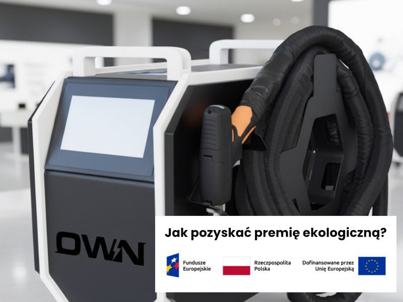 Dowiedz się, jak uzyskać premię ekologiczną FENG na energooszczędne lasery czyszczące OWN. Zasady, warunki i przykłady inwestycji dla firm 2025–2026.