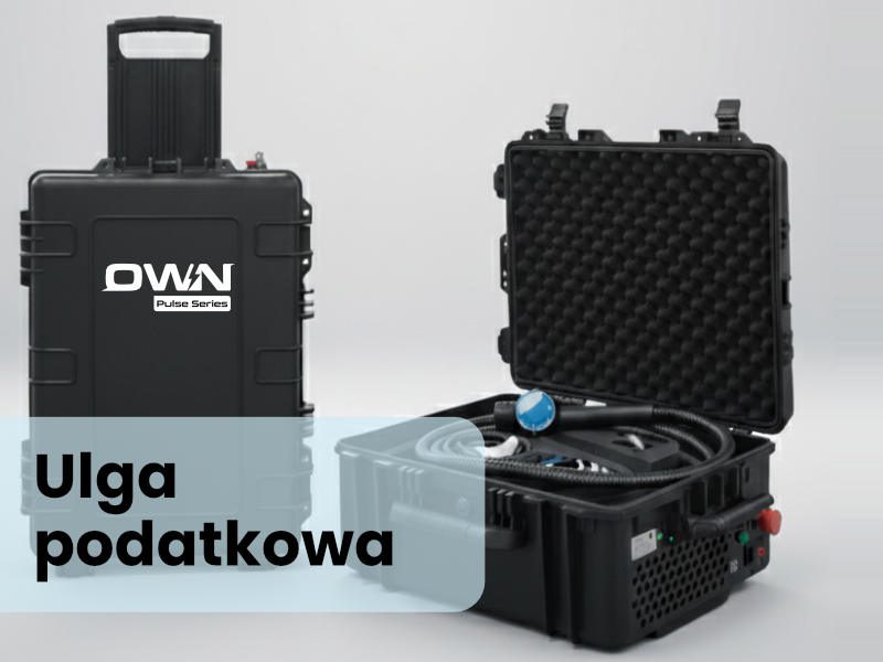 Dowiedz się, jak skorzystać z ulgi podatkowej na robotyzację i automatyzację. Odlicz 50% kosztów zakupu lasera OWN i obniż podatek w 2025–2026.